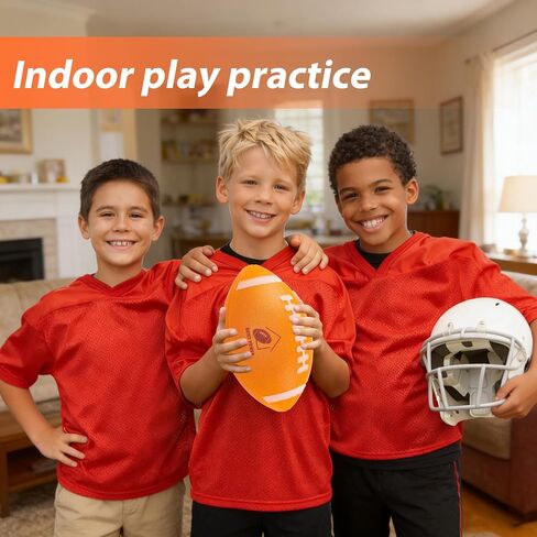 Silent Indoor Football Soft Foam Quiet Football for Indoor & Outdoor Play Low Bounce, Soft Impact Design Gift-Ready for Home & Backyard Use in Kuwait