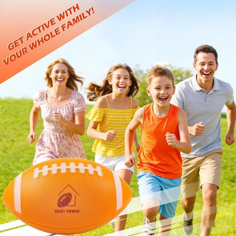 Silent Indoor Football Soft Foam Quiet Football for Indoor & Outdoor Play Low Bounce, Soft Impact Design Gift-Ready for Home & Backyard Use in Kuwait