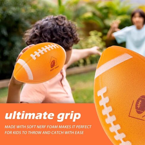 Silent Indoor Football Soft Foam Quiet Football for Indoor & Outdoor Play Low Bounce, Soft Impact Design Gift-Ready for Home & Backyard Use in Kuwait