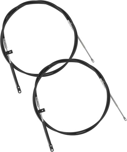 2pcs 16FT GEN2 Boat Throttle Shift Control Cable 33C Marine Outboard Remote Cable Fit for Mercury for MerCruiser for Mariner for Force Motor Engines Replace CC189 Series Black in Kuwait