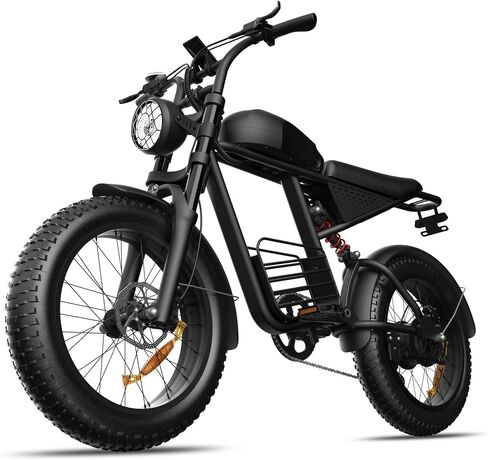 دراجة كهربائية للبالغين، 1000 وات/1500 وات/3000 وات دراجة كهربائية 48 فولت 15/20/35AH E Bike 20 بوصة إطار سميك 30/34/37 ميل في الساعة 40/47/100 ميل دراجات كهربائية للبالغين، 3 أوضاع دراجة ترابية كهربائية، دراجة نارية للطرق الوعرة لجميع التضاريس in Kuwait