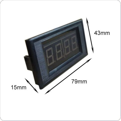 1pc YB5135Ai 3 1/2 LED Digital Voltmeter Isolation Meter 200mV/2V/20V/200V/500V Voltage Meter Tester Volt Panel Meter Voltmetre(Red,DC2V,Power Supply DC5V) in Kuwait
