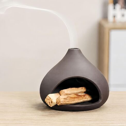 Palo Santo Holder, A Mini Chimney for Burning Palo Santo Sticks and Sage, Chimeneas Incense Holder, Cone Burner Smudge Bowls for Yoga and Meditation Rooms, Incense Bowls in Saudi Arabia