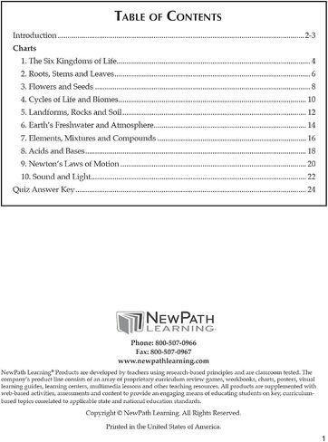 مخططات مرساة العلوم للصف الخامس من NewPath - مجموعة من 10 (12 × 18 بوصة) ودليل موارد مكون من 25 صفحة يغطي علوم الحياة والأرض والعلوم الفيزيائية المتقدمة للاستخدام في الفصول الدراسية والمدرسة المنزلية (94-9950) in Kuwait