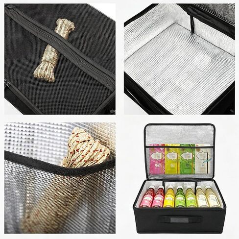 Deck Bag Paddleboard Accessories Waterproof Insulated Storage Oxford Cloth Aluminum Film Five Compartments Suitable for Kayak in Kuwait