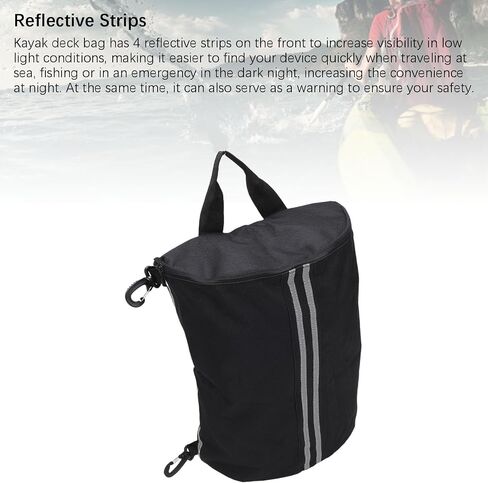 Paddle Board Deck Bag, Paddleboard Storage Dry Bag, Water Proof Deck Bag for Paddle Boards Kayaks, Kayaks Paddleboard Surfboard Accessories Black in Kuwait