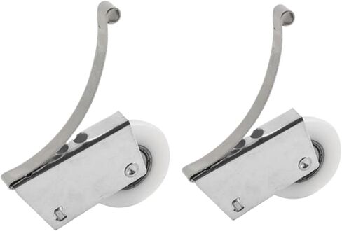 2Set Wardrobe Sliding Door Moving Wheel Hanging Pulley Wheel Furniture Cabinet Door Roller Slide Doors Pulley Hardware in Kuwait