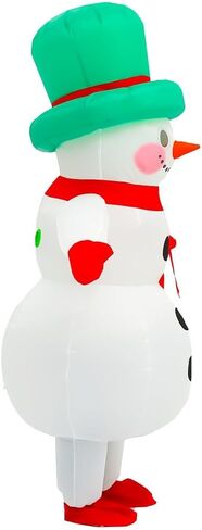 Inflatable Christmas Costume for Adults Funny Blow up Xmas Tree, Snowman, Santa Claus Costume Suit Xmas Outifit in Saudi Arabia