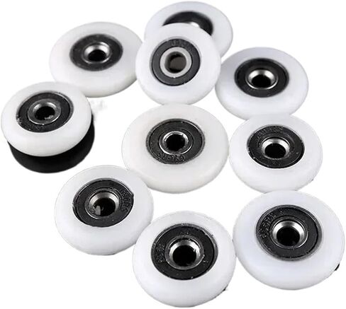 8pcs Shower Door Rollers/Runners/Spares 19/20/23/24/25/26/27mm Wheels Diameter, 5mm Hole(23mm) in Kuwait
