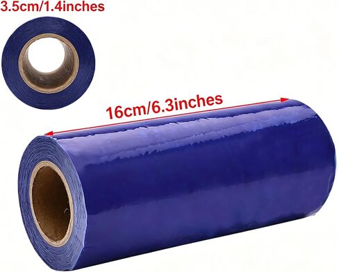 غشاء حذاء موزع غطاء الحذاء التلقائي، لفة إعادة تعبئة غلاف بلاستيكي للاستعمال مرة واحدة، عنوان فرعي لأرضية المنزل والسجاد للحماية اليومية (B 3Roll*3.5CM+16CM) in Kuwait