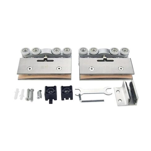 Stainless Steel Glass Door Hanging Wheels Load Bearing Sliding Door Hanging Pulley Glass Door Roller Hanging Track Pulley in Kuwait