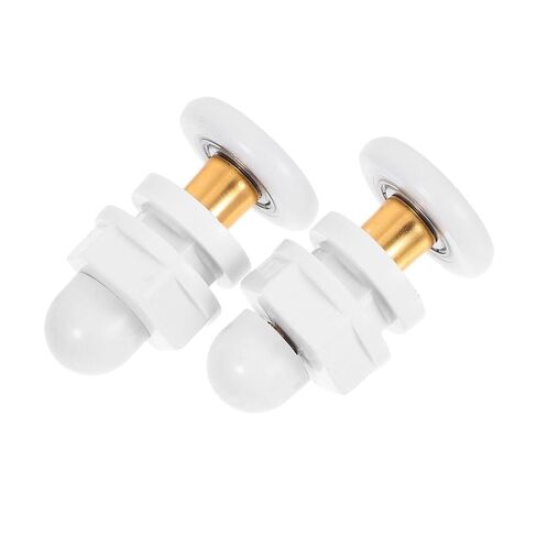 2pcs Old Fashioned Arc-Shaped Roller for Shower Room Bathroom Hanging Pulley Wheel Replacement Sliding Door Hardware in Kuwait
