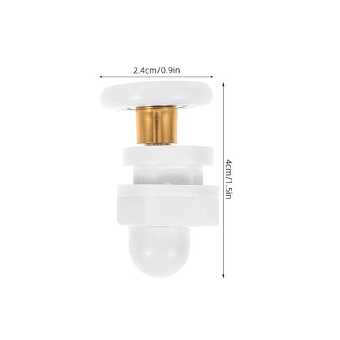 2pcs Old Fashioned Arc-Shaped Roller for Shower Room Bathroom Hanging Pulley Wheel Replacement Sliding Door Hardware in Kuwait
