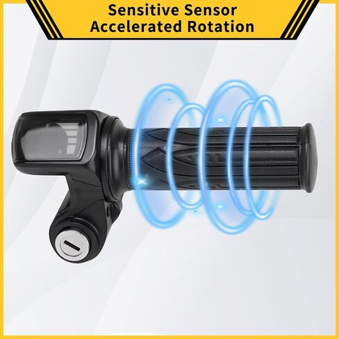 GregYoung 36v Scooter Throttle,6 Pin Scooter Replacement Parts with Battery Charge Display,Compatible with Gotrax Flex Electric Scooter in Kuwait