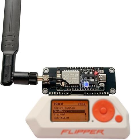 5Ghost Dual-Band Development Board for Flipper Zero, RTL8720DN (BW16) Module, Pre-Flashed in Kuwait