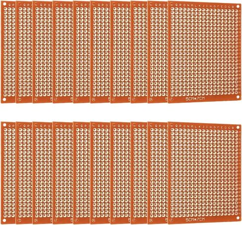 20 قطعة 5x7 سنتيمتر العالمي اللوح الباكليت اختبار النموذج لوحات DIY بها بنفسك التجارب الإلكترونية in Kuwait