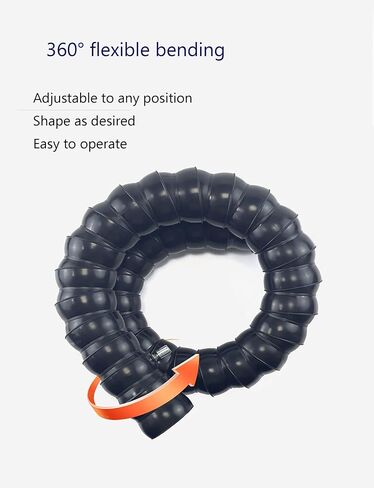 360° Flexible Extraction Arm & Universal Joint Pipe, Smoke Absorber for Welding & Moxibustion Clinics, Fume Extraction System (7.5x160cm) in Kuwait
