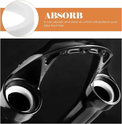 VALICLUD Mountain Bike Front Suspension Oil Seal Sponge Ring 32mm, Bike Fork Sealing Ring for Shock Absorption and Dust Protection, Cycling Suspension Service Part in Kuwait