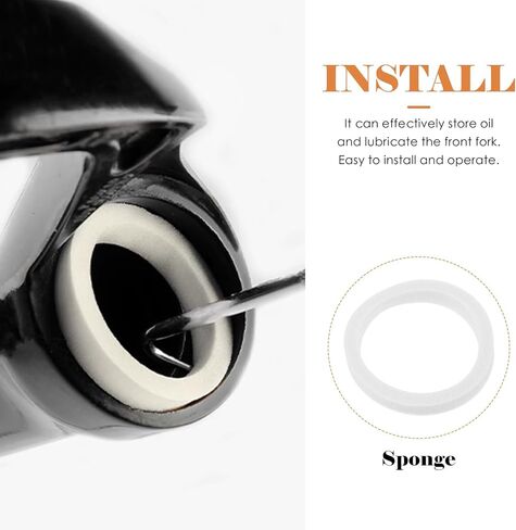 VALICLUD Mountain Bike Front Suspension Oil Seal Sponge Ring 32mm, Bike Fork Sealing Ring for Shock Absorption and Dust Protection, Cycling Suspension Service Part in Kuwait