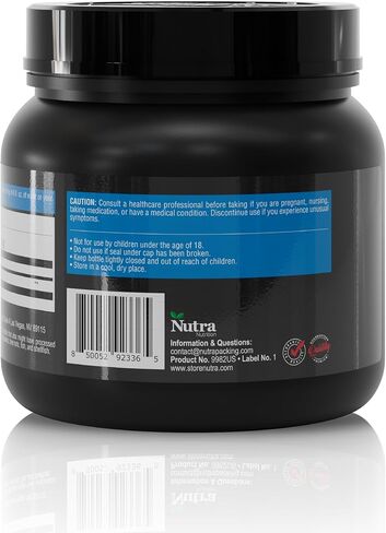 L-Glutamine Premium Powder - 6,000 mg per Serving for Muscle Recovery - Unflavored, Vegan, Non-GMO, Gluten-Free, Dairy-Free, 40 Servings for Improved Performance and Faster Recovery in Saudi Arabia