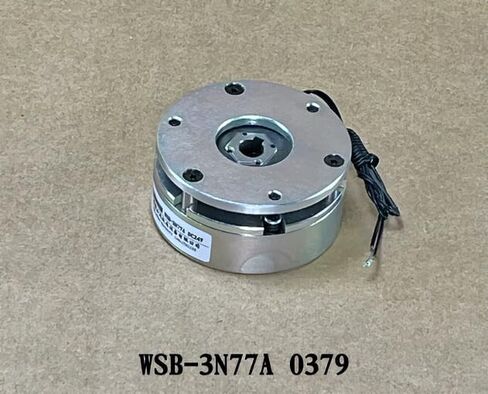 فرامل إيقاف الطاقة الكهرومغناطيسية، 3 نيوتن متر، عمود 77 مم 10 طن، فرامل تثبيت DC24V للمحركات المؤازرة والسائر (عبوة واحدة) in Kuwait