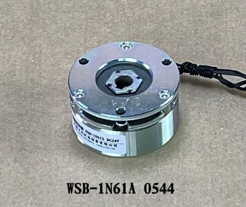 فرامل إيقاف الطاقة الكهرومغناطيسية، 1 نيوتن متر، عمود 61 مم 10 طن، فرامل تثبيت DC24V للمحركات المؤازرة والسائر (عبوة واحدة) in Kuwait