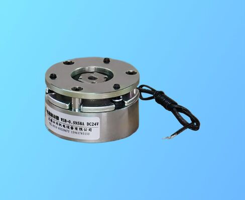 فرامل إيقاف الطاقة الكهرومغناطيسية، 0.5 نيوتن متر، عمود 58 مم 6 × 5 D، فرامل تثبيت DC24V للمحركات المؤازرة والسائر (عبوة واحدة) in Kuwait