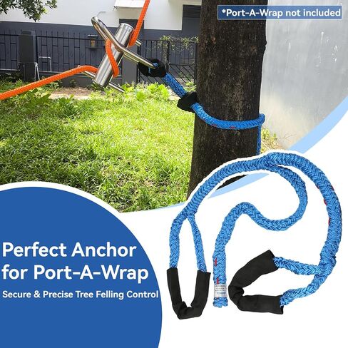 مجموعة أدوات Port A Wrap Whoopie Sling، متوسطة الحجم لأعمال الأشجار، قوة كسر 7000 رطل، نسبة حمل العمل 10:1 عند 2000 رطل، معدات تزوير الأشجار الشجرية in Kuwait
