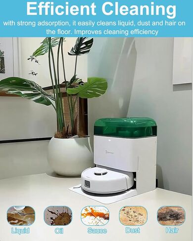 12 قطعة من وسادات الممسحة لـ ECOVACS DEEBOT X1 Omni/X1 Turbo/T20 Omni/T10 Omni/X2 Omni/T30S/N30 Pro Omni/N30 Omni/T30S AI/T30S Pro/T30S CARE/T50 OMNI/T50 PRO OMNI/T50 MAX PRO Omni Robot Vacuum، قابل للغسل in Kuwait