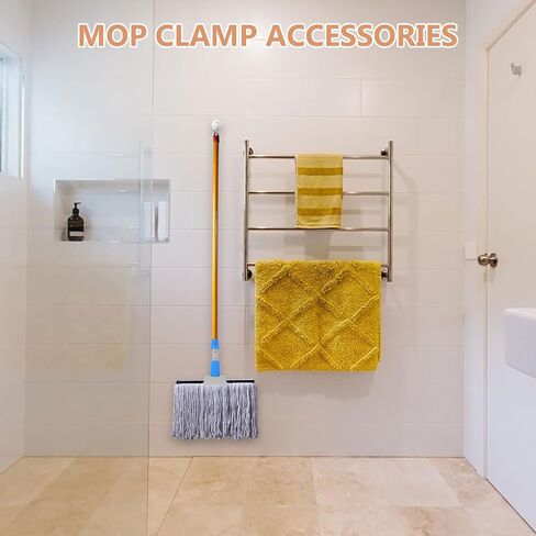 PRETYZOOM Commercial Mop Head Clips Detachable Mop Head Clamps Replacement Accessories for Efficient Floor Cleaning 9.05 x 4.72 x 2.16 Inch in Kuwait