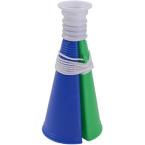 Cheering Sound Device Sports Blower Lightweight Polyethylene Material Suitable for Crowd Engagement Outdoor Activities Team Support, Yellow, Blue, 180mm 80mm 42mm in Saudi Arabia