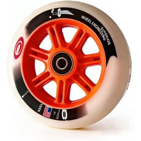 6-Pack Inline Speed Skate Replacement Wheels 110mm 125mm | 85A High-Resilience PU with Pre-Installed ABEC-9 Bearings for 3-Wheel Speed Skate (125mm,6) in Kuwait