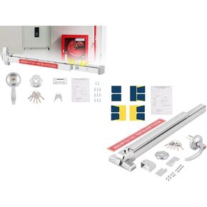 YUCHENGTECH Commercial Door Push Bar Panic Exit Device with Alarm 80cm/32IN & Door Push Bar Panic Exit Device 32IN with Exterior Lever in Kuwait