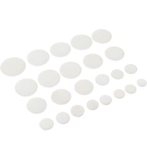 Ciieeo 24 Pcs Sheepskin Bassoon Pads Sound Hole Cushions Adhesive Backing Bassoon Key Pads Repair Kit for Woodwind Instrument Accessories Random Color in Kuwait