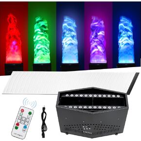 RGB Fake Fire Flame Light with 36 LED Light 6ft Artificial Simulated Flames Lamp Atmosphere Effect for Stage Halloween DJ Party Lighting Nightclub Campfire Party Special Holiday in Saudi Arabia