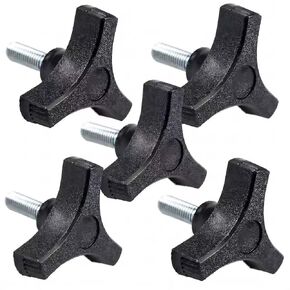 1/4"-20 External Thread Wing Nut Knob, 2 inch Diameter, 2 inch Thread Length. Suitable for lawnmowers, Woodworking Tools and Clamps, Umbrella Holder Clamps, etc. in Kuwait