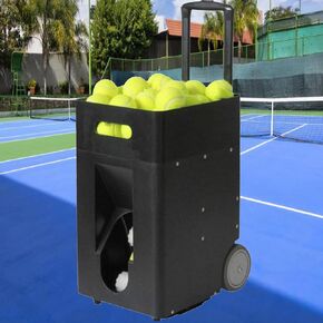 Tennis Pitching Machine Powered by Battery,Tennis Ball Machine,Multi-Speed Oscillation Serving Machine for Tennis Enthusiast and Beginner,Ball Launcher in Kuwait