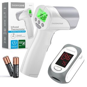 Thermobio Infrared Forehead Thermometer and Pulse Oximeter Bundle Set in Saudi Arabia