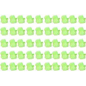 50PCS Treble Hook Protective Casing Polyethylene Safety Cover Fluorescent Green Bonnets in Kuwait