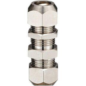 Copper Tube Card Sleeve Joint 4/6/8/10/12mm Rotary Air Straight Through Pneumatic Quick 1Pcs(卡套串板Φ8) in Kuwait