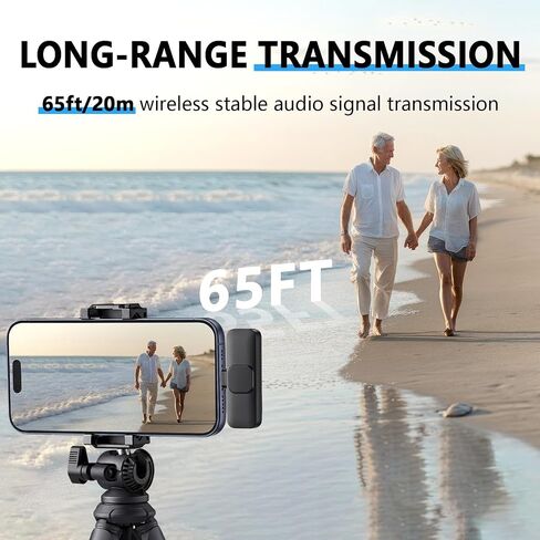 4 Pcs Professional Wireless Lavalier Microphone for Type C Phone Laptop PC K9 Dual Mics 4 Transmitter 2 Receiver Furry Windscreen USB Adapter 2/4 Person Video Mic for Vlog Interview Podcast in Kuwait