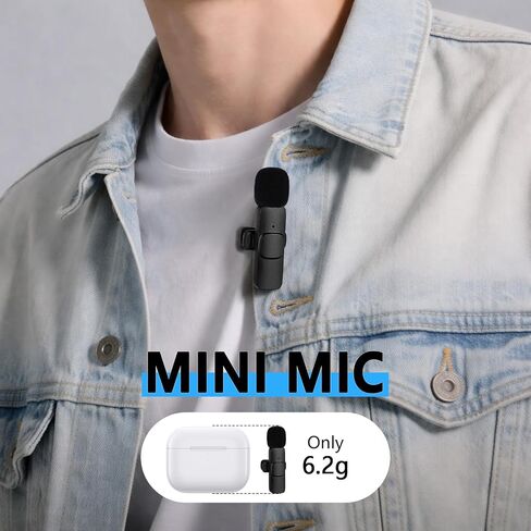 4 Pcs Professional Wireless Lavalier Microphone for Type C Phone Laptop PC K9 Dual Mics 4 Transmitter 2 Receiver Furry Windscreen USB Adapter 2/4 Person Video Mic for Vlog Interview Podcast in Kuwait
