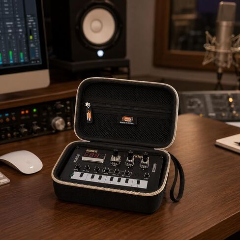 Hard EVA Carry Case Compatible With Korg Nu Tekt NTS-1 Build Your Own Digital Synthesizer Kit, Portable Travel Protective Storage Box (Case Only) in Kuwait