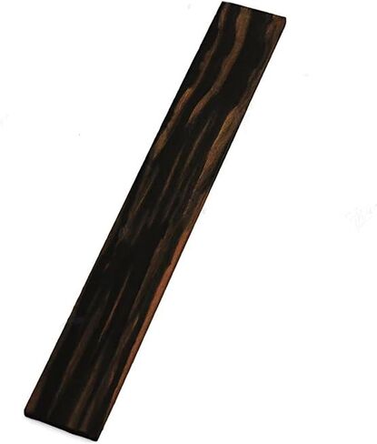 Fretboard Blank Unfinished Wood Fingerboard for Guitar Luthier Making, Ebony, Wenge, Rosewood, Padauk, Maple, Cocobolo Raw Wood Material for Custom Guitar Fingerboard Replacement (Peltogyne 520) in Kuwait
