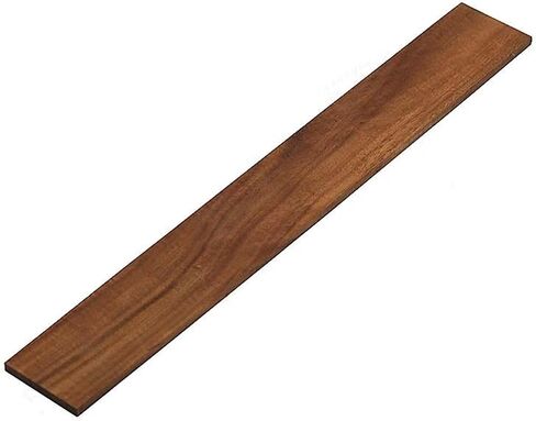 Fretboard Blank Unfinished Wood Fingerboard for Guitar Luthier Making, Ebony, Wenge, Rosewood, Padauk, Maple, Cocobolo Raw Wood Material for Custom Guitar Fingerboard Replacement (Peltogyne 520) in Kuwait