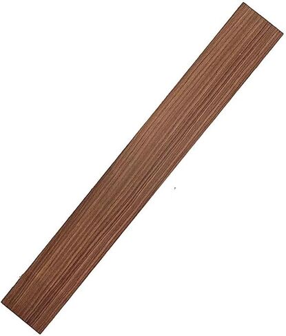 Fretboard Blank Unfinished Wood Fingerboard for Guitar Luthier Making, Ebony, Wenge, Rosewood, Padauk, Maple, Cocobolo Raw Wood Material for Custom Guitar Fingerboard Replacement (Peltogyne 520) in Kuwait