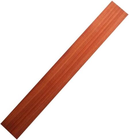 Fretboard Blank Unfinished Wood Fingerboard for Guitar Luthier Making, Ebony, Wenge, Rosewood, Padauk, Maple, Cocobolo Raw Wood Material for Custom Guitar Fingerboard Replacement (Peltogyne 520) in Kuwait