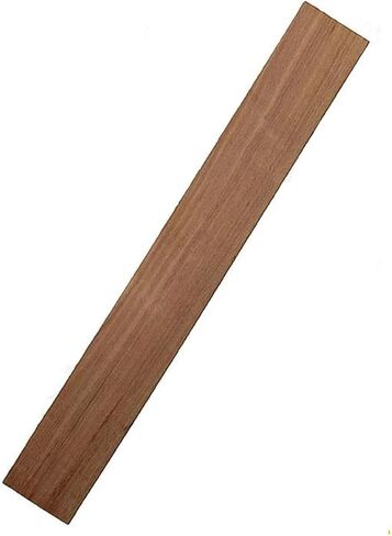 Fretboard Blank Unfinished Wood Fingerboard for Guitar Luthier Making, Ebony, Wenge, Rosewood, Padauk, Maple, Cocobolo Raw Wood Material for Custom Guitar Fingerboard Replacement (Peltogyne 520) in Kuwait