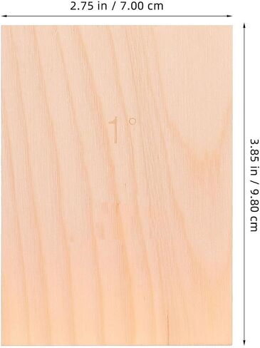 BESTonZON 3pcs Maple Guitar Head Veneers for Bass Neck 0.25, 0.5, and 1 Degree Angles, Sturdy Wood Material, Hard and Smooth Surface, Professional Design for Luthiers and Guitar Repair in Kuwait