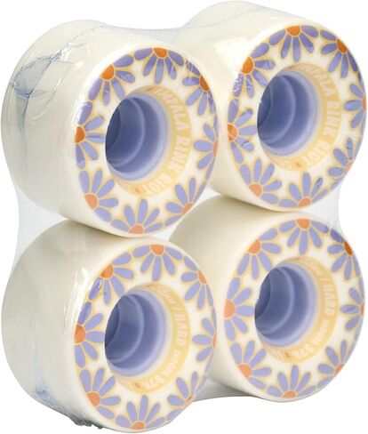 IMPALA Quad Rink Riot Roller Skate Wheels, 58mm, Off White, 4-Pack in Kuwait